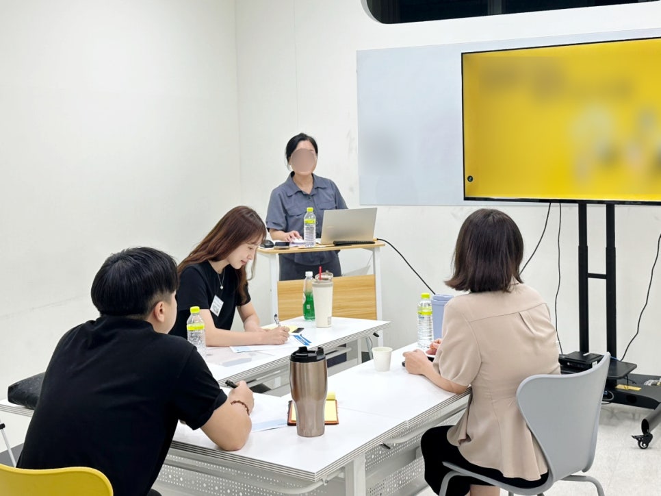 부실장 양성교육 6기 1일차, 리더의 인력 관리와 코칭 스킬 강의 장면