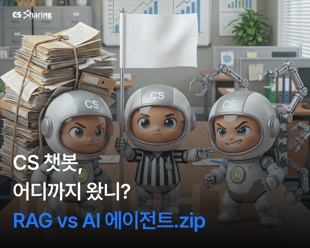 CS 챗봇 성숙도 4단계 룰 기반 검색형 RAG AI 에이전트 AI 고객센터 자동화 - CS쉐어링